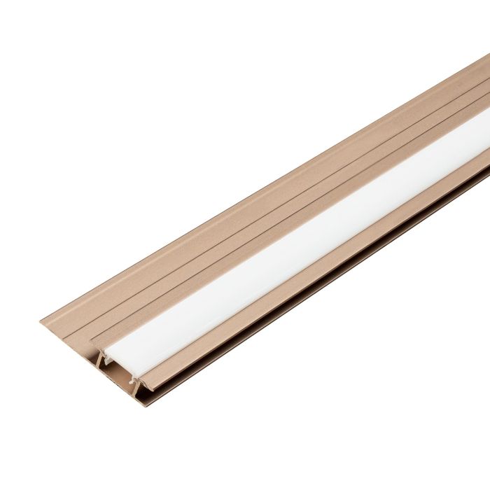 Aluminum LED H-Joint Trim 4.5 mm for Wall Panels Copper Matt – 2,9 m Aluminum LED H-Joint Trim 4.5 mm for Wall Panels Copper Matt – 2,9 m