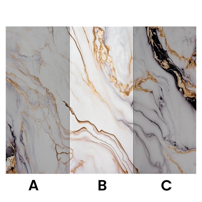 Wall Panel XXL Arabescato Gold Glossy 120 x 280 cm 3 mm (B) Wall Panel XXL Arabescato Gold Glossy 120 x 280 cm 3 mm (B)