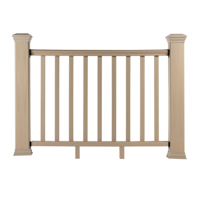 Balustrada kompozytowa Ecru 157 x 113 cm (2 słupki)