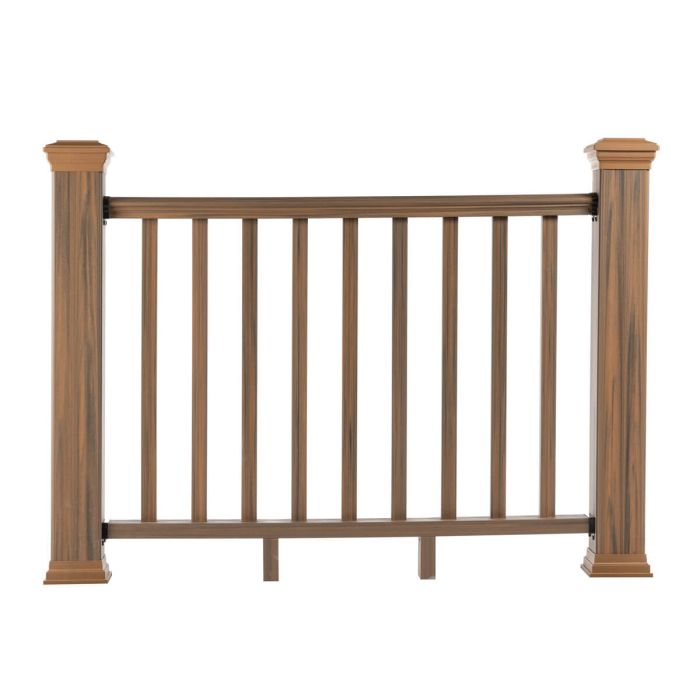 Balustrada kompozytowa Teak 140 x 113 cm (1 słupek)