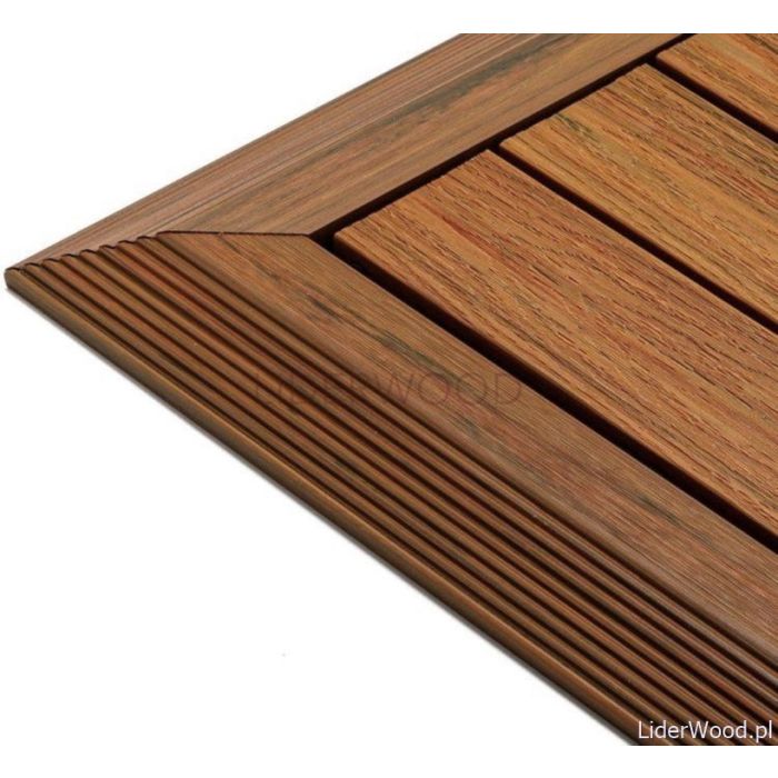 Podest Tarasowy Kompozytowy Premium Narożny Lewy Amber