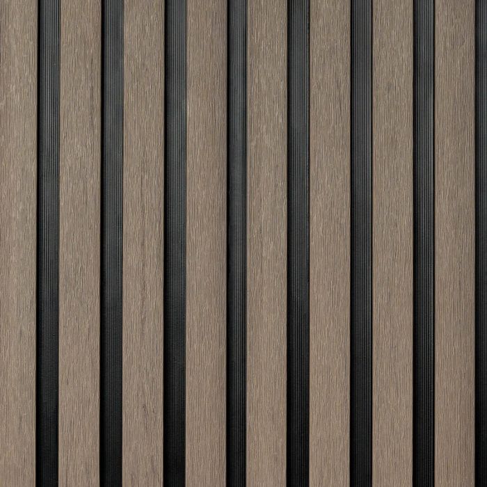 Composite Slatted Cladding Board DUO Antique / Black – 2,9 m