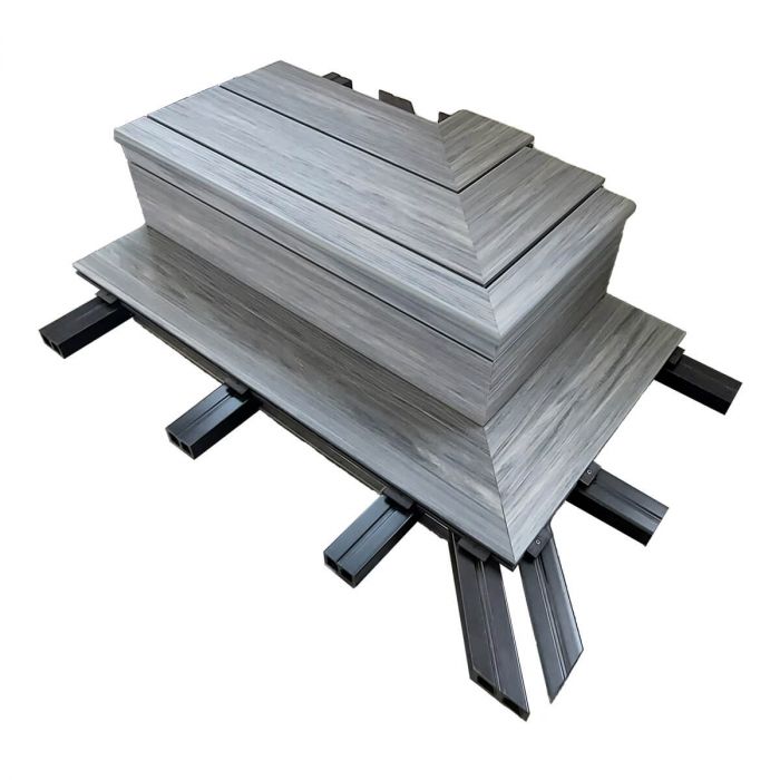 Deska kompozytowa zakończeniowa schodowa Premium Antique – dł. 2,8 m