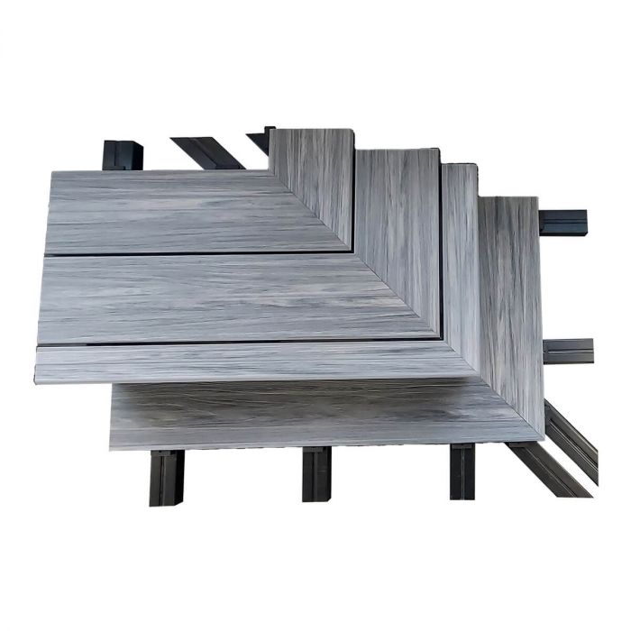 Deska kompozytowa zakończeniowa schodowa Premium Teak – dł. 2,8 m