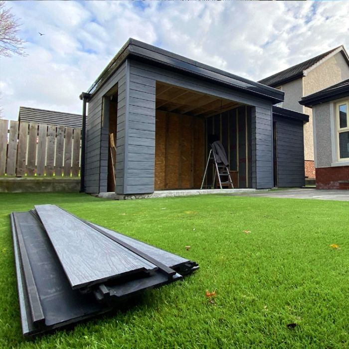 Deska Elewacyjna Kompozytowa Premium Gray – dł. 2,9 m