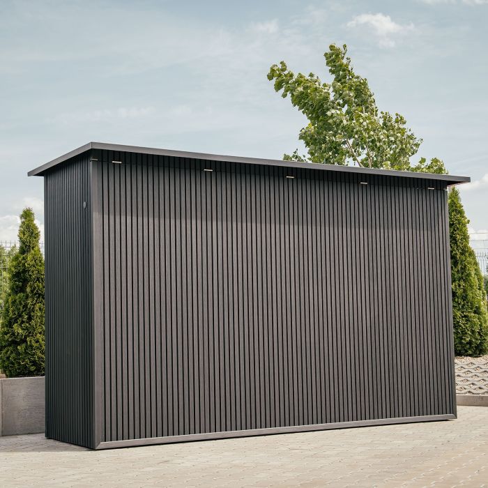 Premium Composite Slatted Cladding Board Silver Gray – 2,9 m