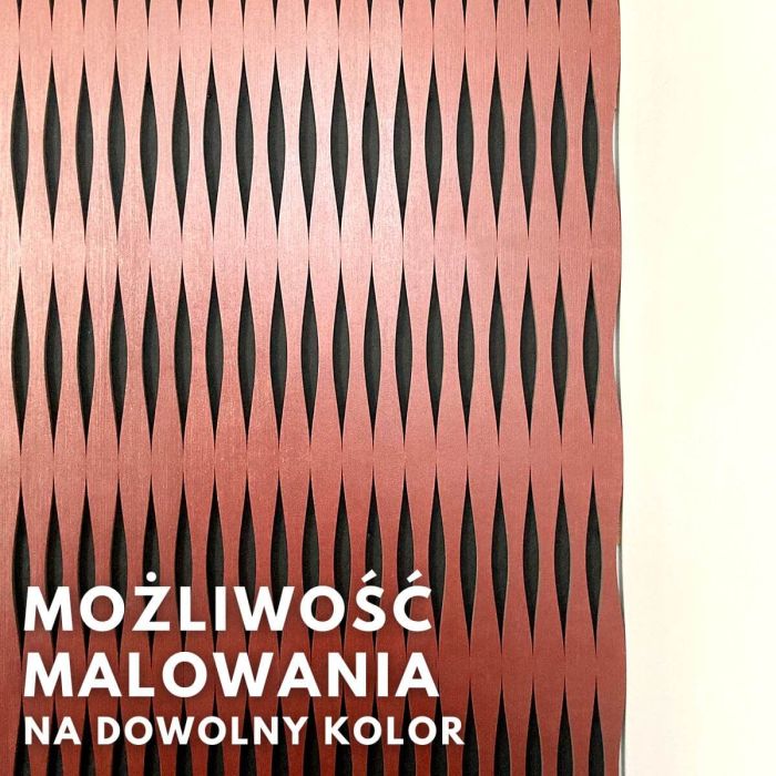 Lamele ścienne akustyczne na filcu S-Line Dąb Naturalny Fornir 2,1 x 30,5 cm – dł. 2,7 m