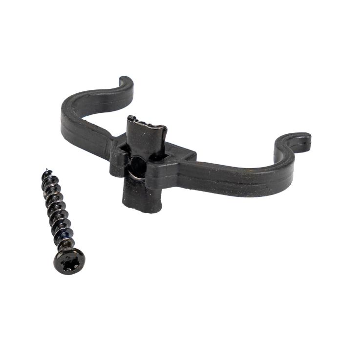 Universal mounting clip for decking board + screw – 50 pcs. (black)