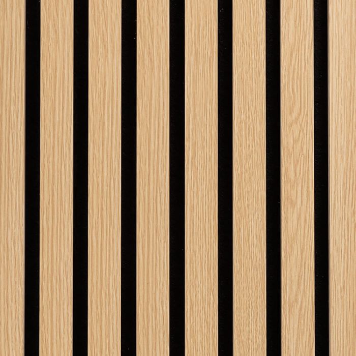 Lamele ścienne akustyczne na filcu Dąb Jasny 2 x 32 cm – dł. 2,7 m