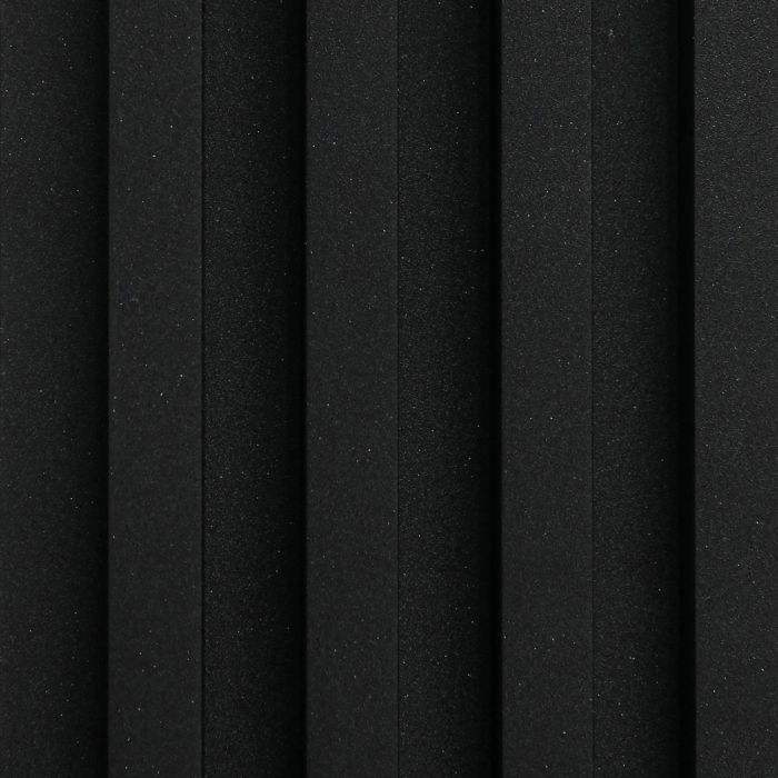 Lamele Ścienne Dekoracyjne Czarny Brokat 2,4 x 16,8 cm – dł. 2,7 m