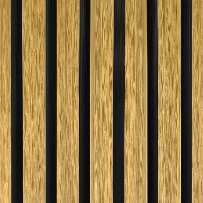 Deska Elewacyjna Kompozytowa Lamelowa Trapez Light Oak / Czarny – dł. 2,9 m