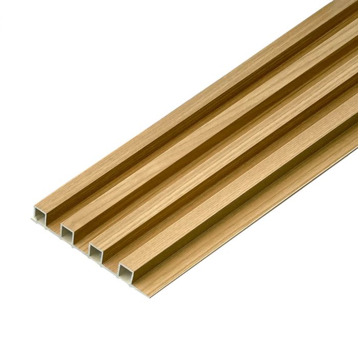 Lamele Ścienne Dekoracyjne Dąb Jasny 2,4 x 16,8 cm – dł. 2,7 m