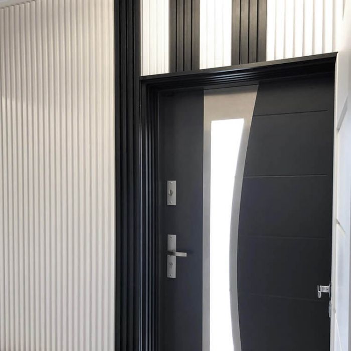 Lamele Ścienne Satyna Czarny – dł. 2,7 m