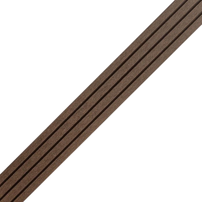Skirting Trim WPC Timber Ebony 50x10 mm - 2,4 m