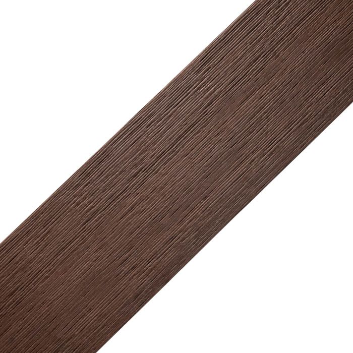 WPC Flat Skirting Trim Solid XL Brown 140x10 mm – 3 m