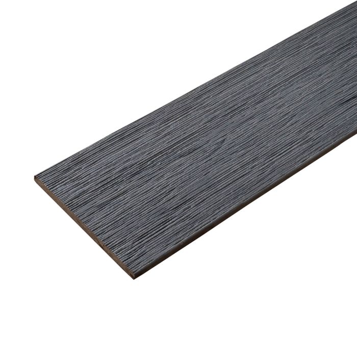 WPC Flat Skirting Trim Solid XL Gray 140x10 mm – 3 m WPC Flat Skirting Trim Solid XL Gray 140x10 mm – 3 m