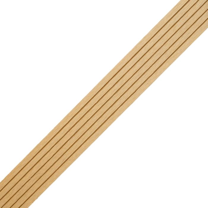 WPC Flat Skirting Trim Standard Honey Teak - 2.4 m WPC Flat Skirting Trim Standard Honey Teak - 2.4 m