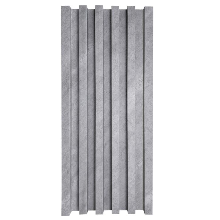 Listwa Lamelowa Zakończeniowa Szary Brokat 2,4 x 4,3 cm – dł. 2,7 m