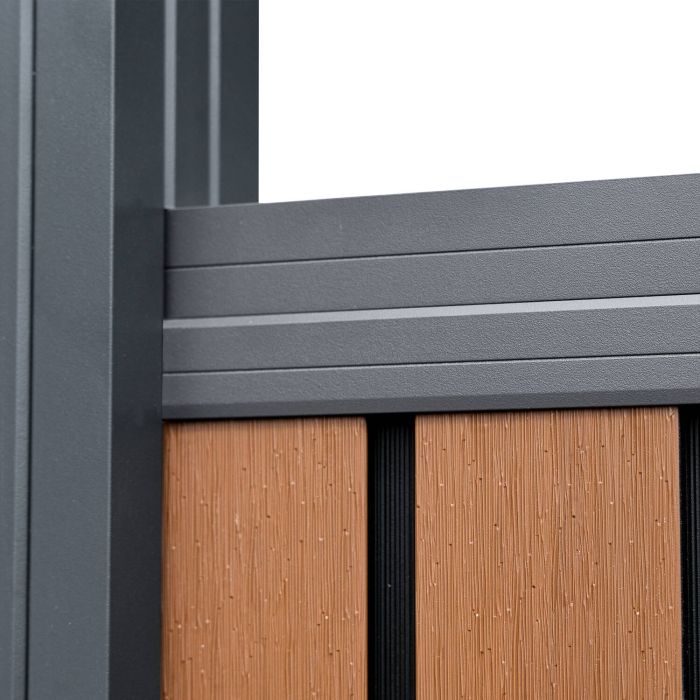 Top Rail for Premium Slatted Fences Anthracite – 1.8 m Top Rail for Premium Slatted Fences Anthracite – 1.8 m