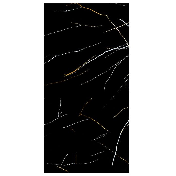 Wall Panel SPC Marquina Black Marble Glossy 120 x 280 cm 4 mm Wall Panel SPC Marquina Black Marble Glossy 120 x 280 cm 4 mm