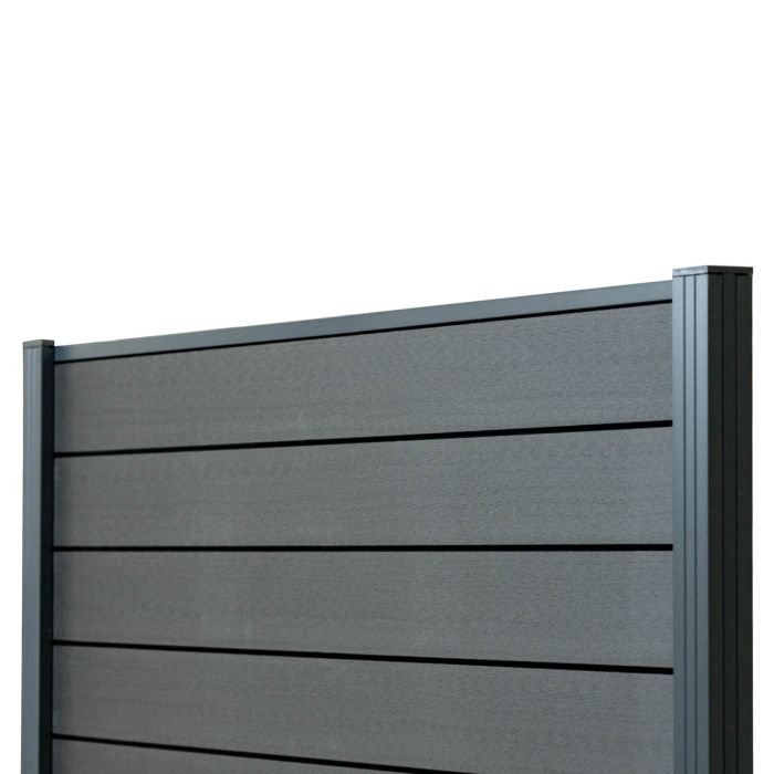 Standard WPC Fencing Panel Anthracite – 1 Post Standard WPC Fencing Panel Anthracite – 1 Post