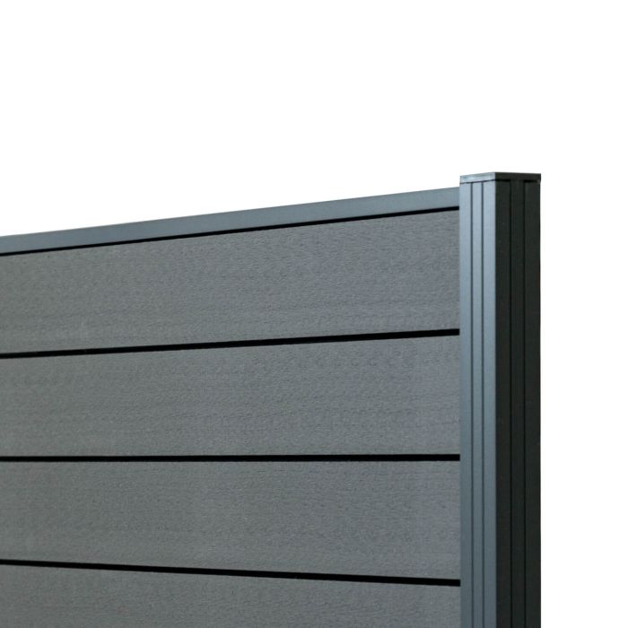 Standard WPC Fencing Panel Anthracite – 1 Post Standard WPC Fencing Panel Anthracite – 1 Post