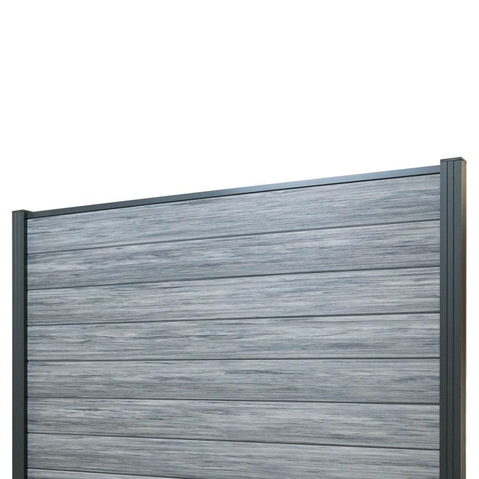 Panel ogrodzeniowy kompozytowy Premium Gray – 1 słupek Panel ogrodzeniowy kompozytowy Premium Gray – 1 słupek