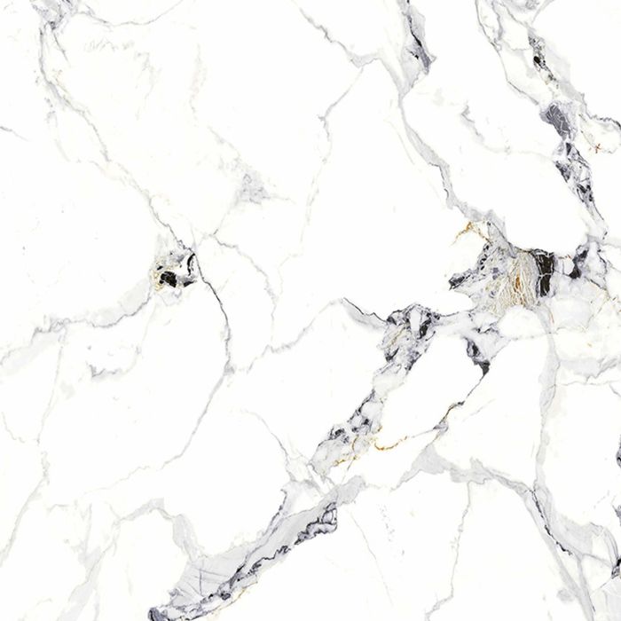 Wall Panel SPC Carrara White Marble Glossy 120 x 280 cm 4 mm (A)