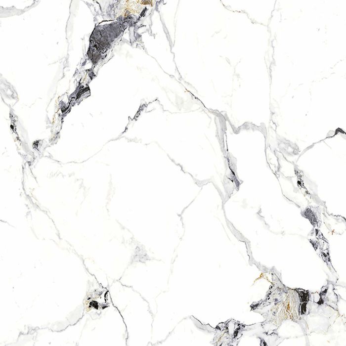 Wall Panel SPC Carrara White Marble Glossy 120 x 280 cm 4 mm (A)
