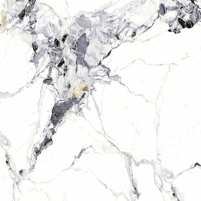 Wall Panel SPC Carrara White Marble Glossy 120 x 280 cm 4 mm (A)