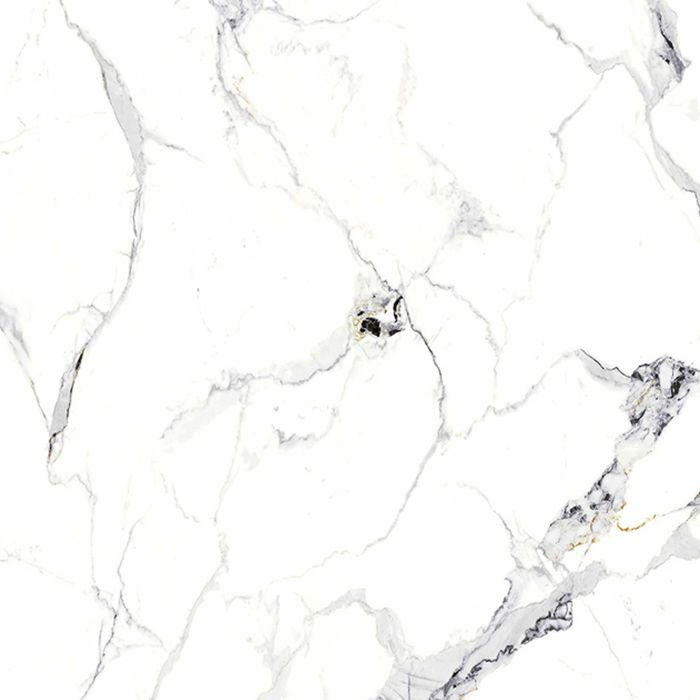 Wall Panel SPC Carrara White Marble Glossy 120 x 280 cm 4 mm (C)