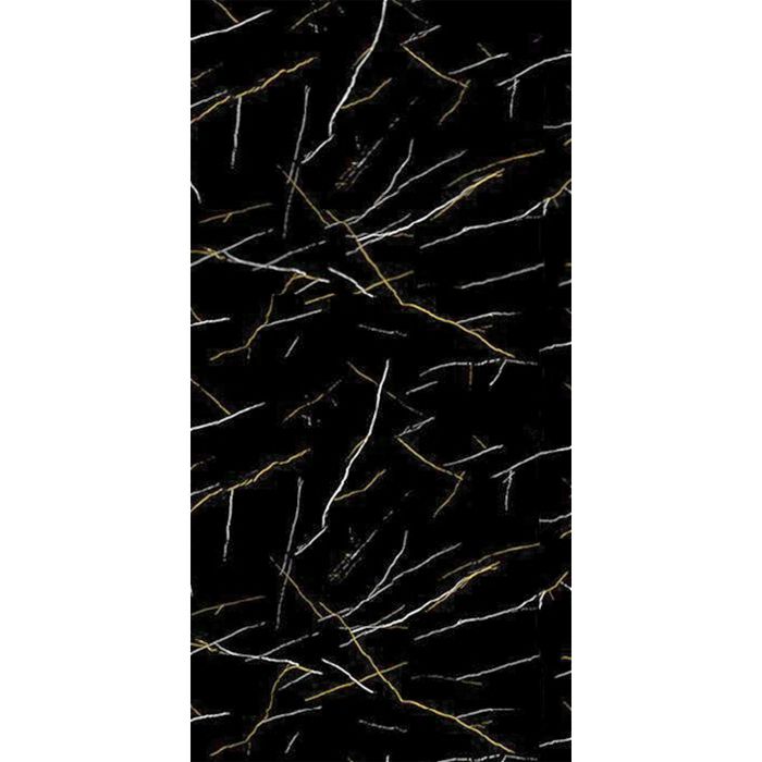 Wall Panel SPC Marquina Black Marble Glossy 60 x 120 cm 4 mm Wall Panel SPC Marquina Black Marble Glossy 60 x 120 cm 4 mm