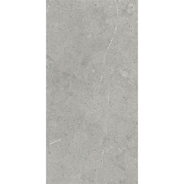 SPC Vinyl Floor Panel Limestone Grey Stone Matt 45 × 90 cm  4 mm