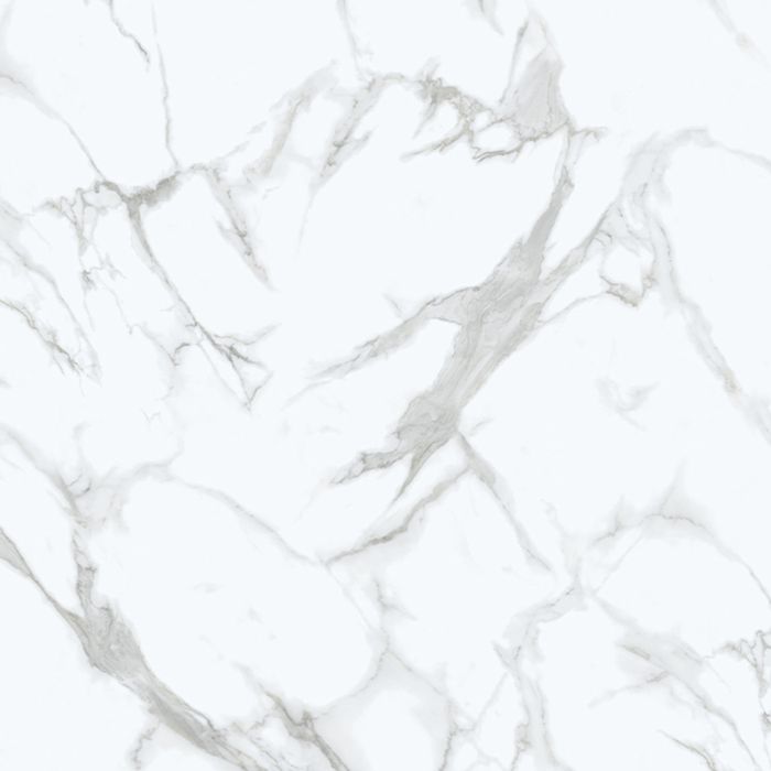 SPC Vinyl Floor Panel Calacatta White Marble Glossy 45 × 90 cm, 4 mm