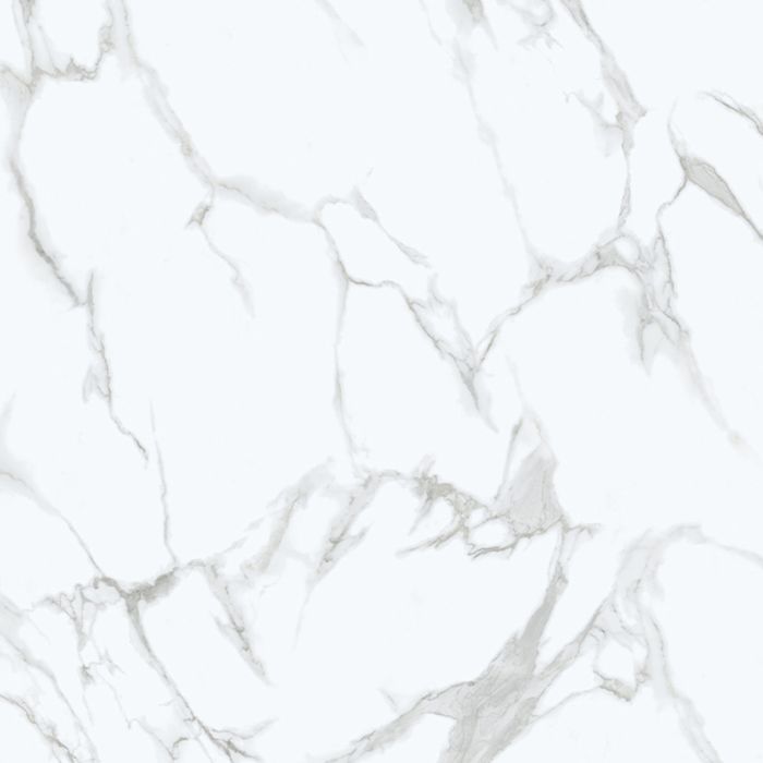SPC Vinyl Floor Panel Calacatta White Marble Glossy 45 × 90 cm, 4 mm
