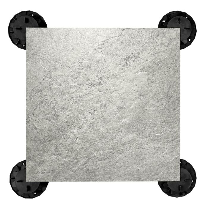 Płyta Tarasowa Gresowa Quarzo Silver Gray 60x60x2 cm