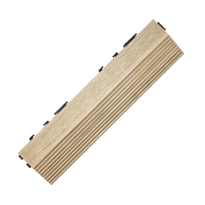 Premium Composite Decking Tile Side Ecru