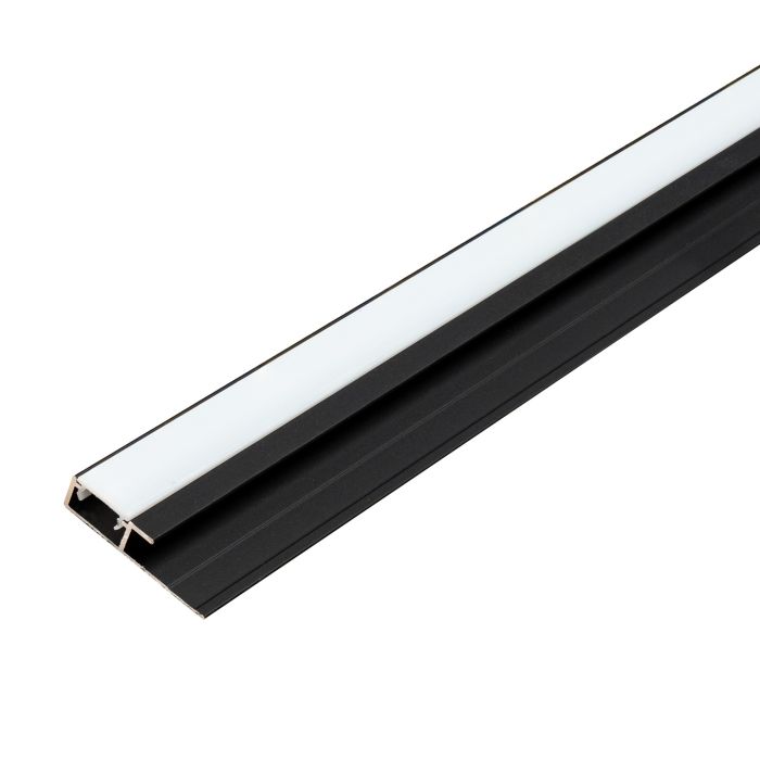 Aluminium LED Edge Trim Profile 4.5 mm for Wall Panel SPC Black Matt – 2.9 m Aluminium LED Edge Trim Profile 4.5 mm for Wall Panel SPC Black Matt – 2.9 m