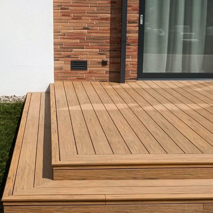 Deska Tarasowa Kompozytowa Premium Dąb Naturalny / Dąb Winchester – dł. 3,5 m