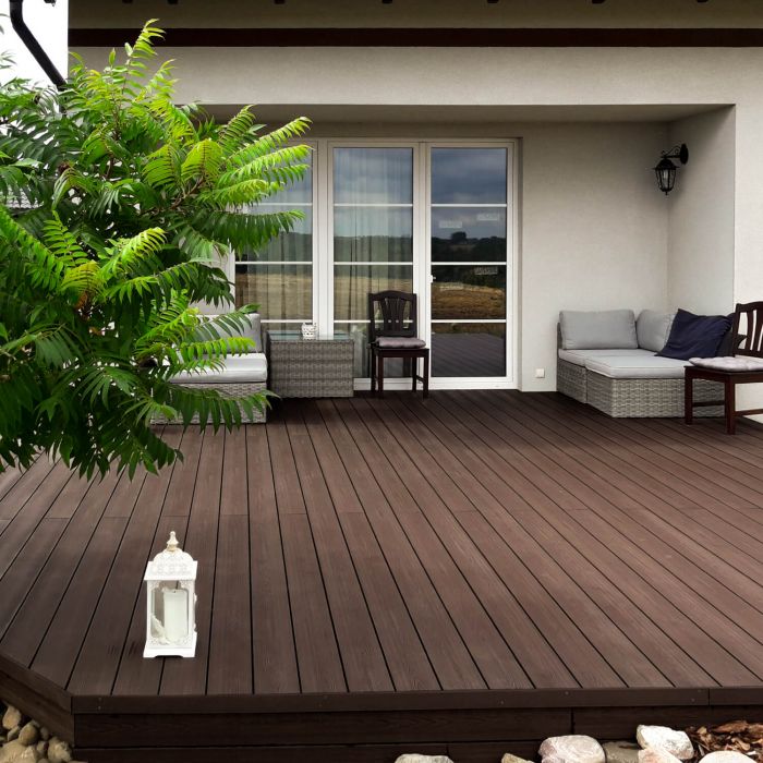 Deska Tarasowa Kompozytowa 3D Brąz – dł. 3 m