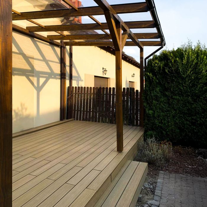 Deska Tarasowa Kompozytowa 3D Miodowy Teak – dł. 3,5 m