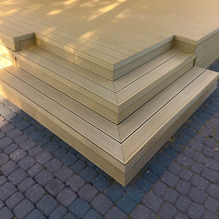 Deska Tarasowa Kompozytowa Standard 15 Miodowy Teak – dł. 3 m