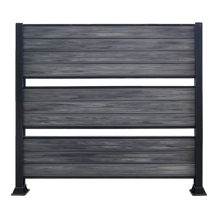 Listwa pozioma górna do ogrodzenia Antracyt – dł. 1,8 m