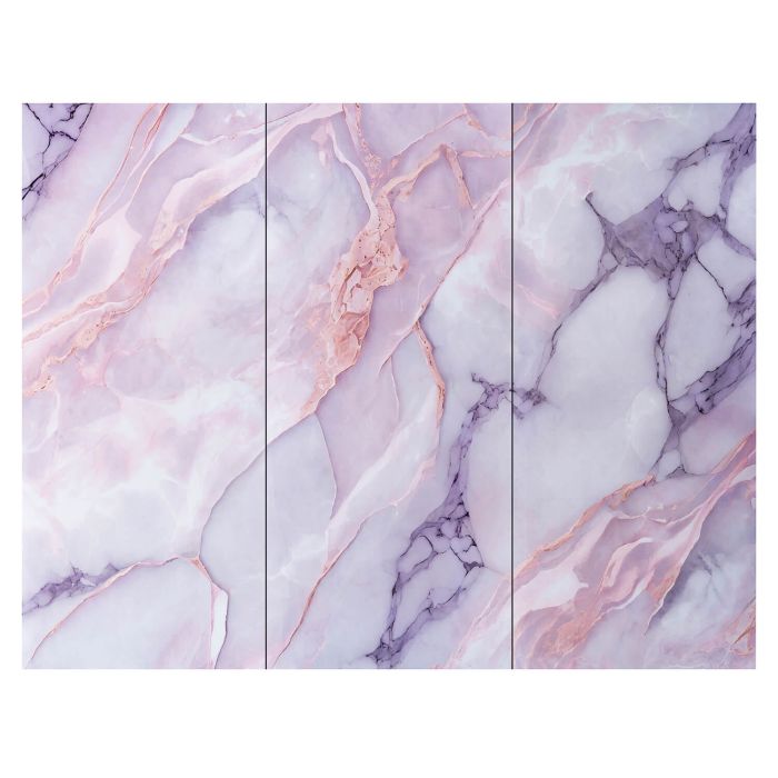 Wall Panel XXL Statuario Pink Glossy 120 x 280 cm 3 mm (C)
