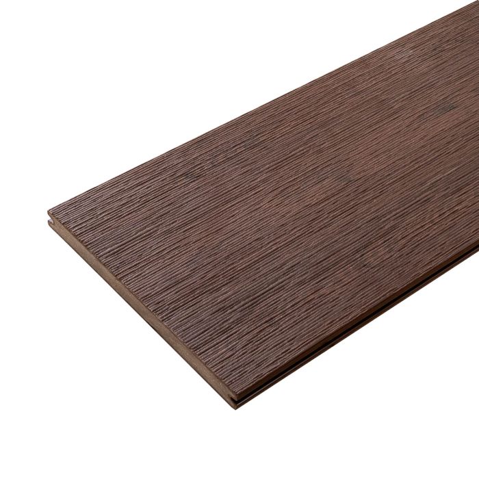 Solid XL Composite Decking Board Brown – 3 m Solid XL Composite Decking Board Brown – 3 m