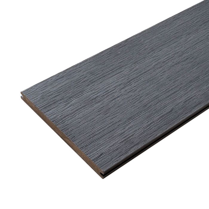 Solid XL Composite Decking Board Gray – 4 m