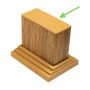 Premium Winchester Oak End Cap for Decorative Profiles 9 x 4 cm
