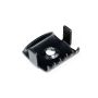 Single U-3 stainless steel locking clip + screw (black)