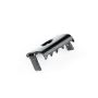 Single U-3 stainless steel locking clip + screw (black)