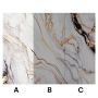 Wall Panel XXL Arabescato Gold Glossy 120 x 280 cm 3 mm (A)